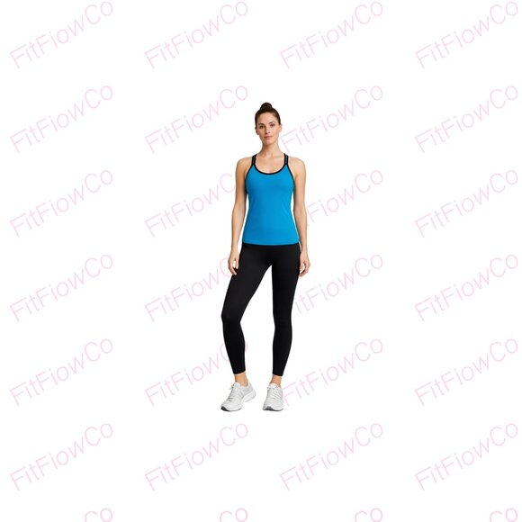 PEZZI Tops - PEZZI Blue Racerback Active Tank Top – Women’s Small – Made in USA – Performance